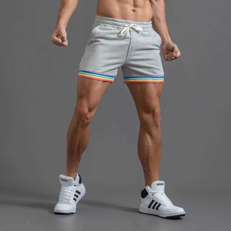 Mens summer cotton Crossfit shorts mens breathable gym running shorts printed casual shorts runners sportswear 4XL W250324