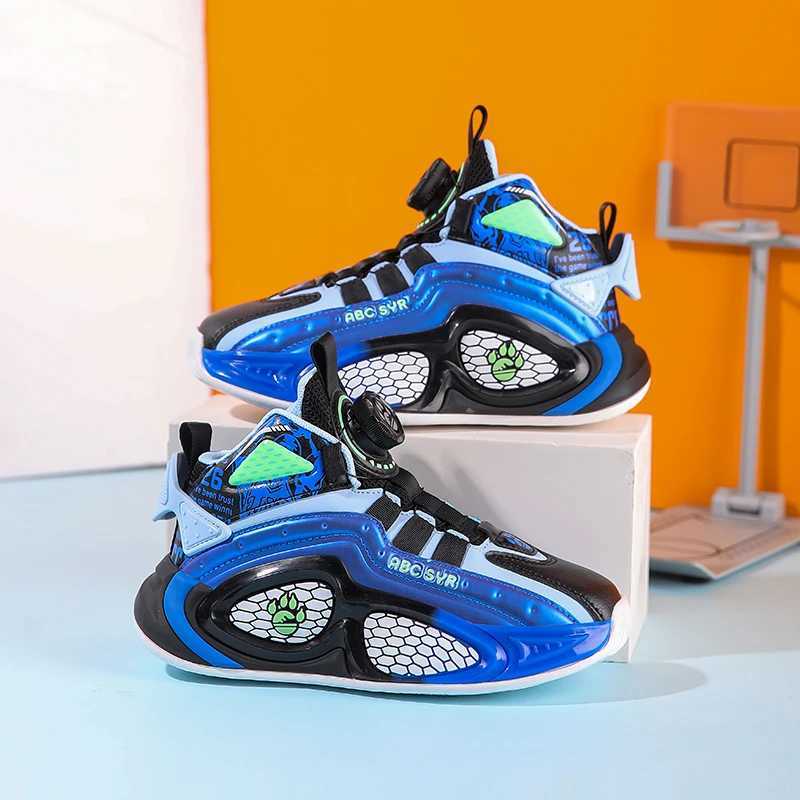 Boys top sports shoes childrens tennis shoes basketball school sports running coach newly designed childrens shoes for ages 6 to 14 W250324