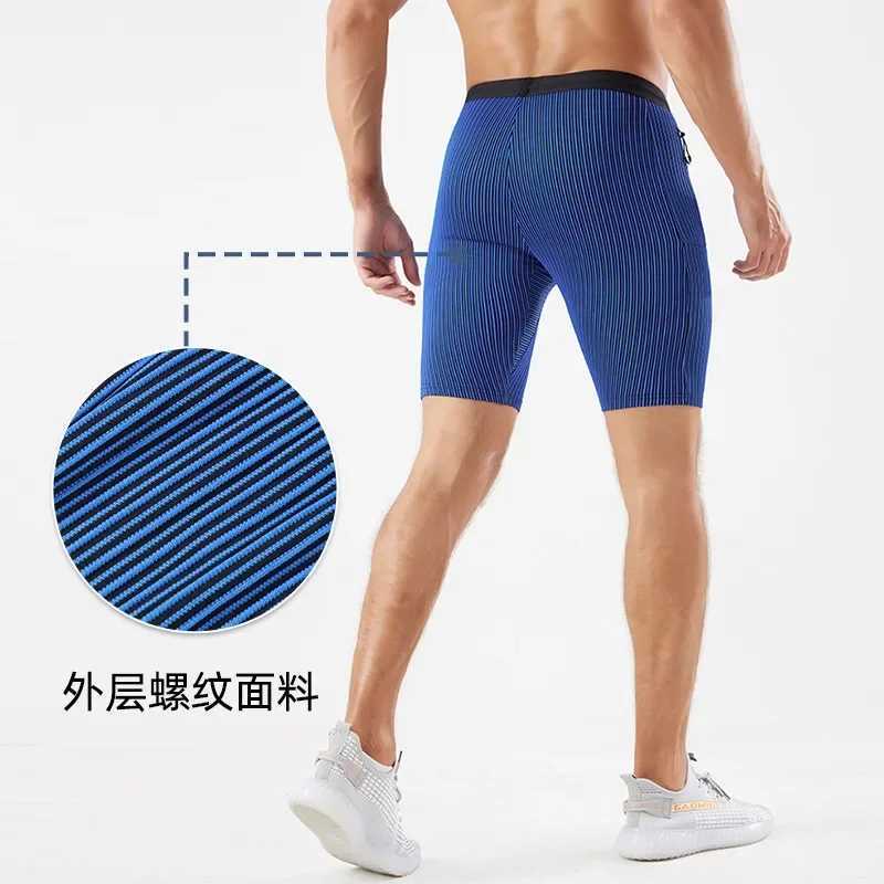 Mens training sports running short distance running tight fitting suitable for fast and dry marathon tracks and venues double decker trunk line fitnes