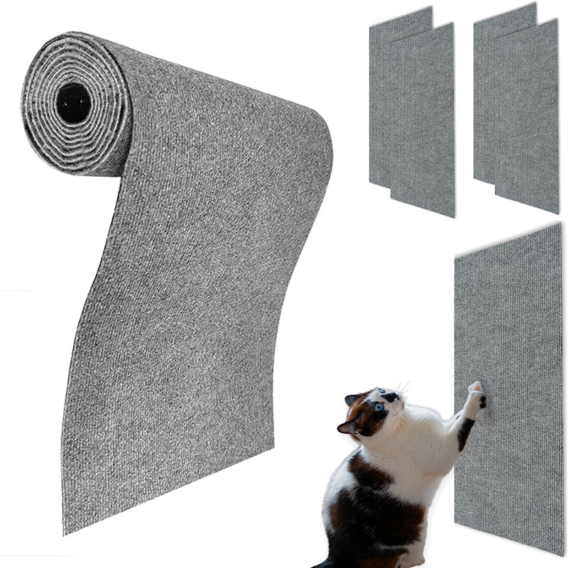 Trimmable Self-adhesive Carpet Multifunctional Cat Climbing Mat Suitable For Pet Anti Scratch And Bite