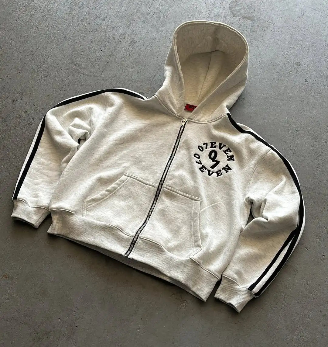 fashion digital letter ed zipper hoodie Y2K stripe men clothing Harajuku women casual sports pants suit tracksuit 250324