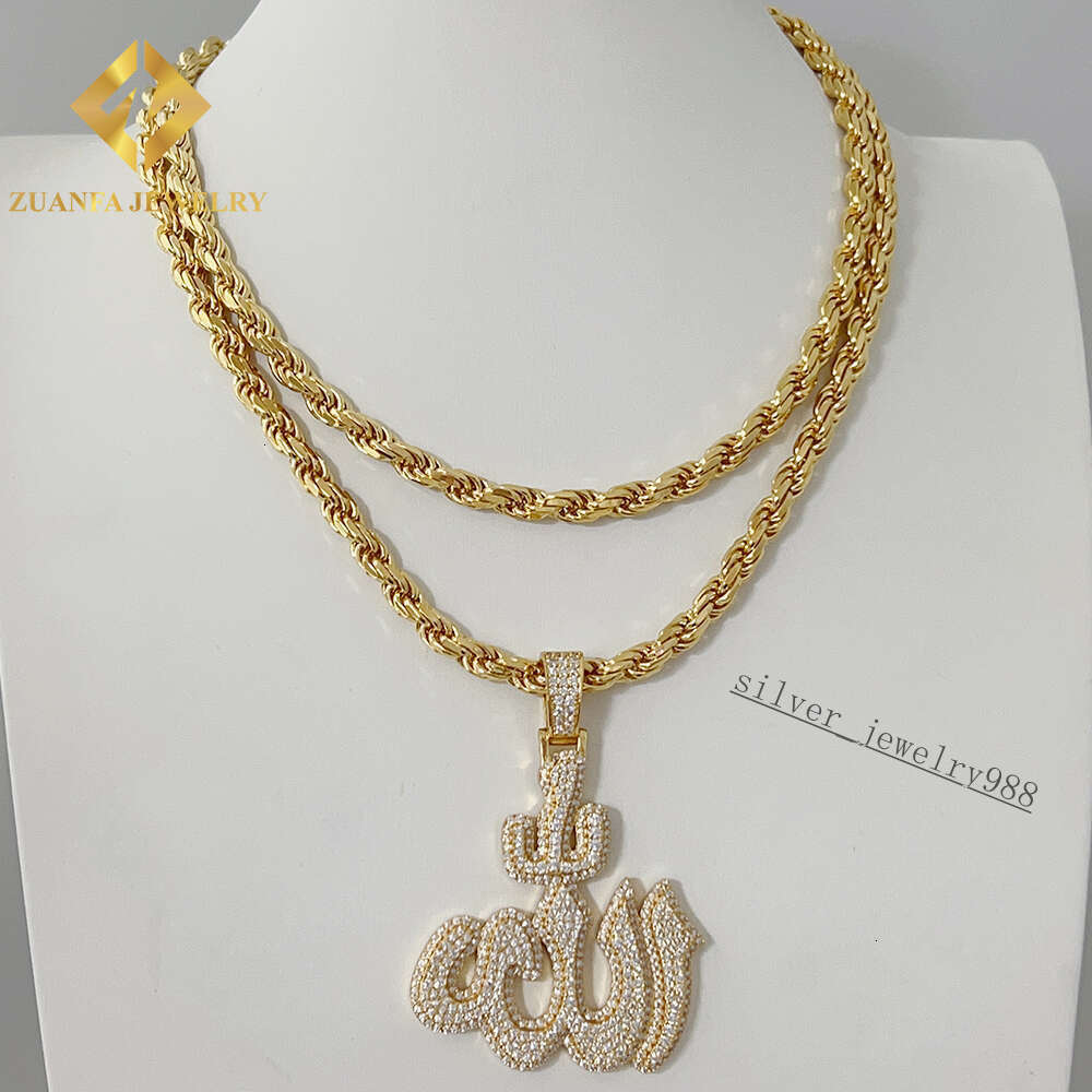 Mens Italian Heavy Chain 925 Sterling Silver Moissanite Diamond Cut 6mm Width Rope Chain Necklace for Men