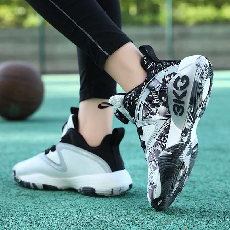 Brand childrens shoes anti slip breathable basketball shoes childrens sports shoes W250324