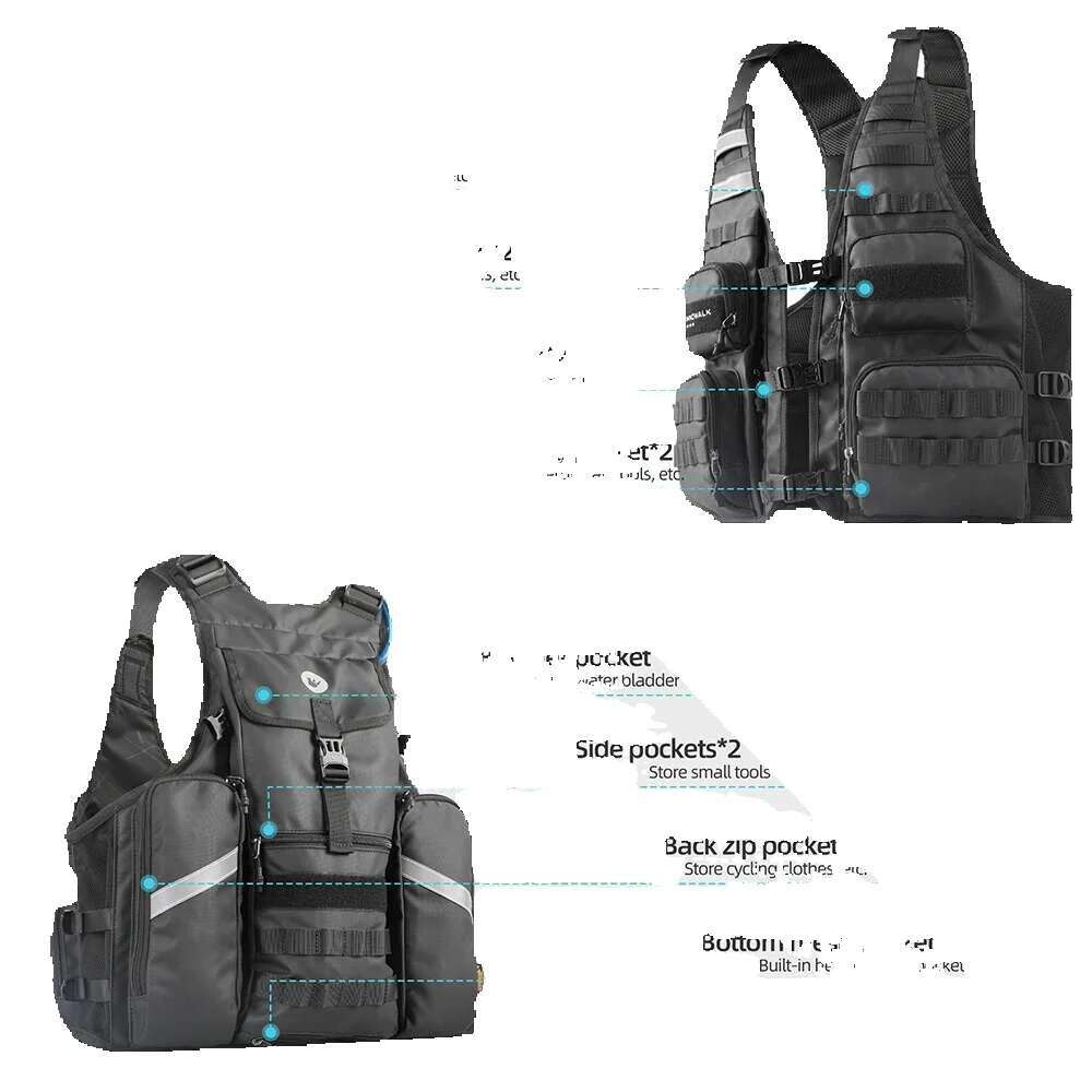 Rhinowalk Motor Riding Vest Universal Cycg Backpack Portable Outdoor Traveg Sporting Pack Storage Pocket