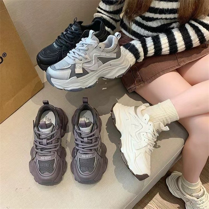 new Free shipping designer Running Shoes vintage sneakers sport outdoor Massage black woman shoes