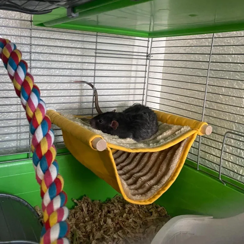 Parrot Pet Hamster Nest Warm Hammock Removable Hammock Windowsill Multi-color Hanging Cat Cradle