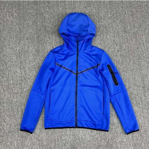 Fashion Same Style Loose Hooded Cardigan Sweatshirt Zipper High Street Top Splicing gift for man