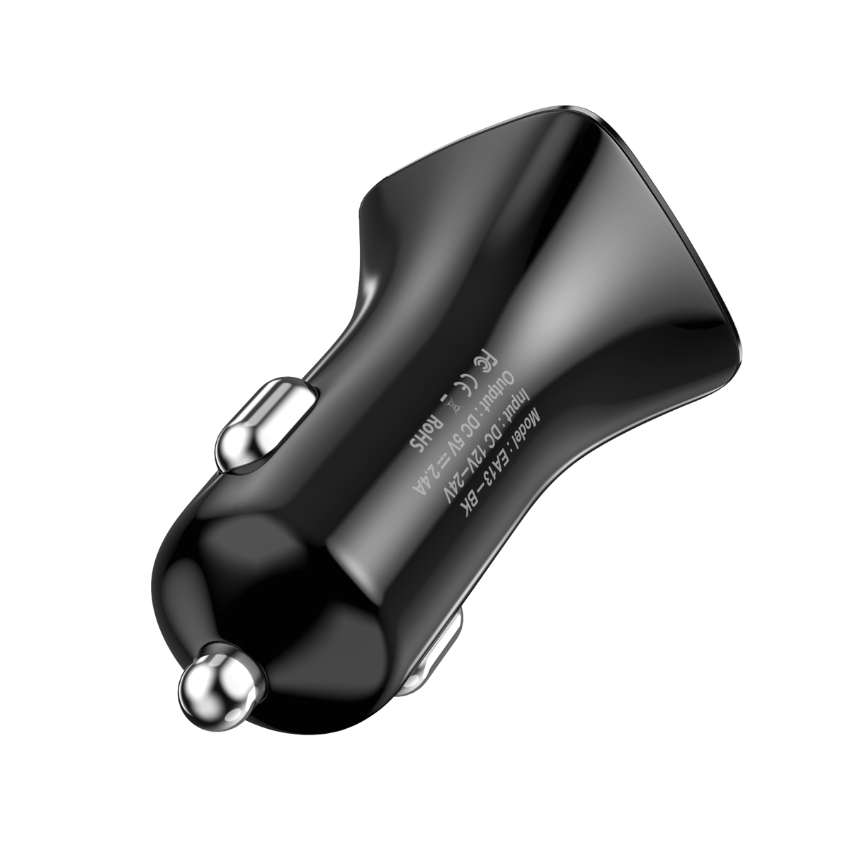 USA STOCK ESEEKGO C-01AB Dual USB-A Car Charger With Retail Package durable lightweight ship in 2 days black