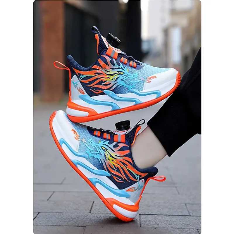 2025 Childrens Shoes Spring Mesh Sports Shoes Basketball Shoes Childrens Sports Shoes W250324