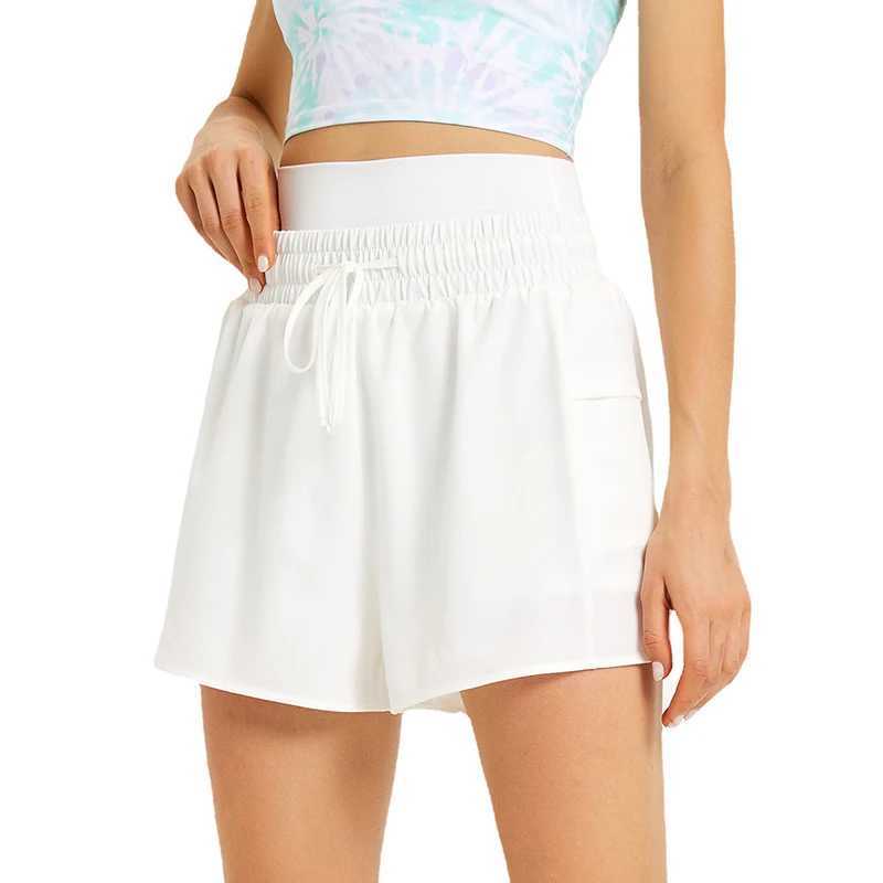 Womens lightweight breathable fitness running shorts 2-inch womens quick drying fitness shorts W250324