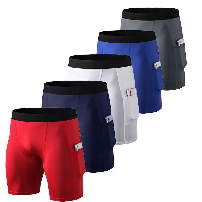 Mens Quick Drying Sprint Tight Mens Compression Running Sprint Fitness Exercise Long Leg Mens Sprint with Pocket W250324
