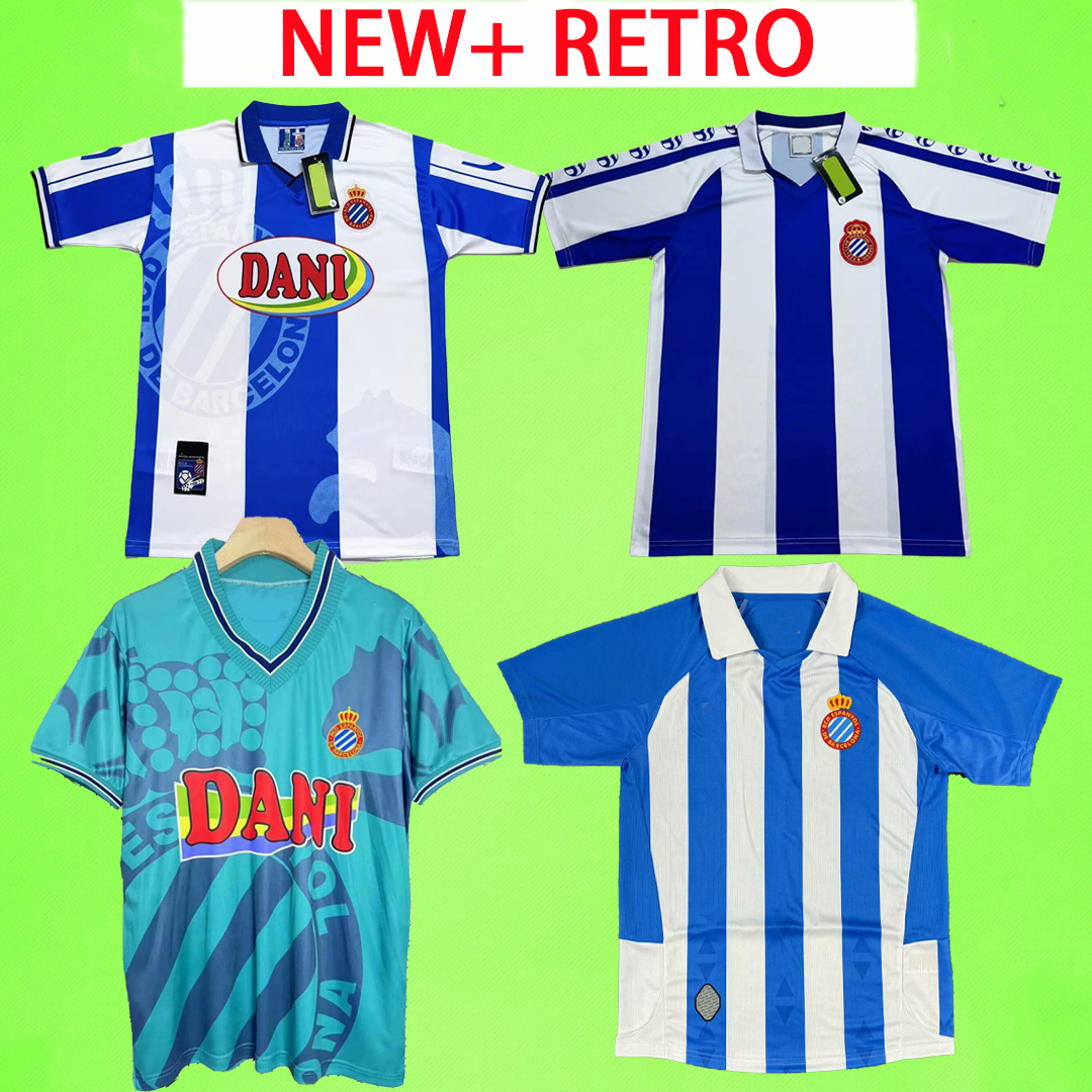RCD Retro 1984 1989 1996 1997 1998 1999 Espanyol Soccer Jerseys 24 25 26 27 Home Away third 2024 2025 2026 2027 football Shirt PUADO uniforms 84 89 96 97 98 99