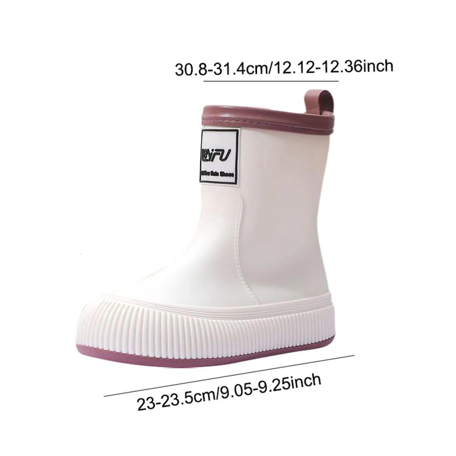 Rain boots are versatile and easy to use for 3536 Wellies shoes Anti slip rain suitable Raining Garden Adult Girls 250317