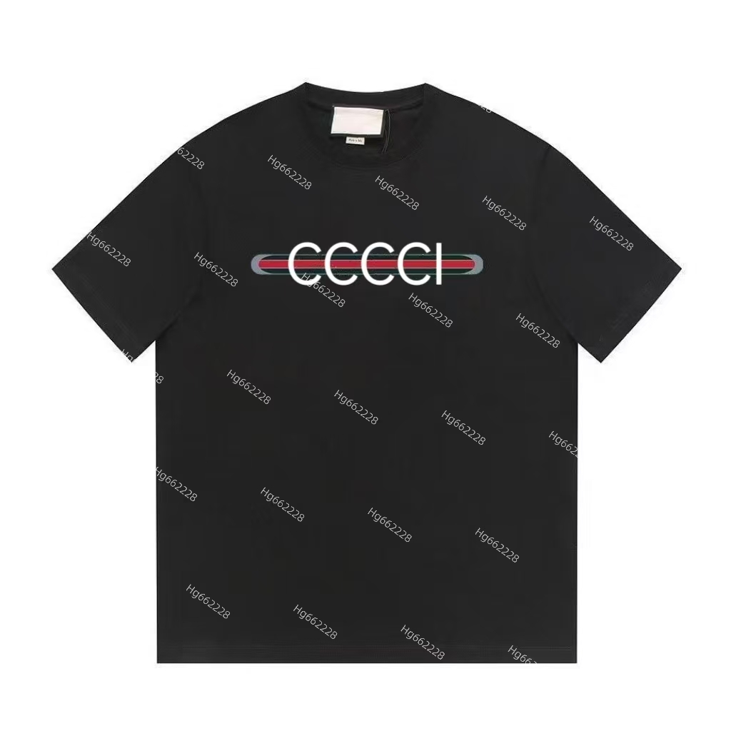 Designer men's T-shirt men's pullover short sleeved high-end minimalist texture men's beach women's top T-shirt couple size 4xL