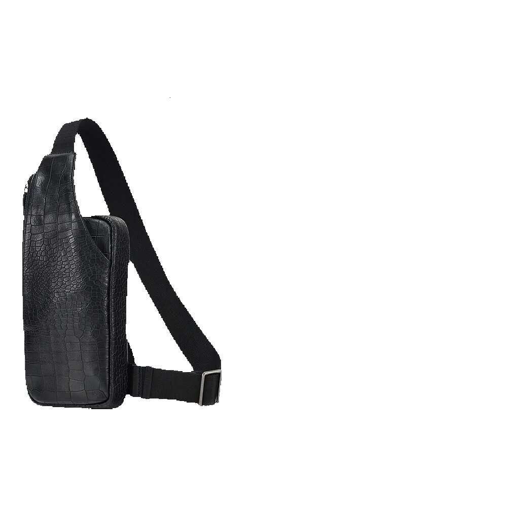 JOYIR Men Genuine Leather Chest Pack Casual Shoulder Bag Multifunction Crossbody For Male Fashion Travel Sg Bags