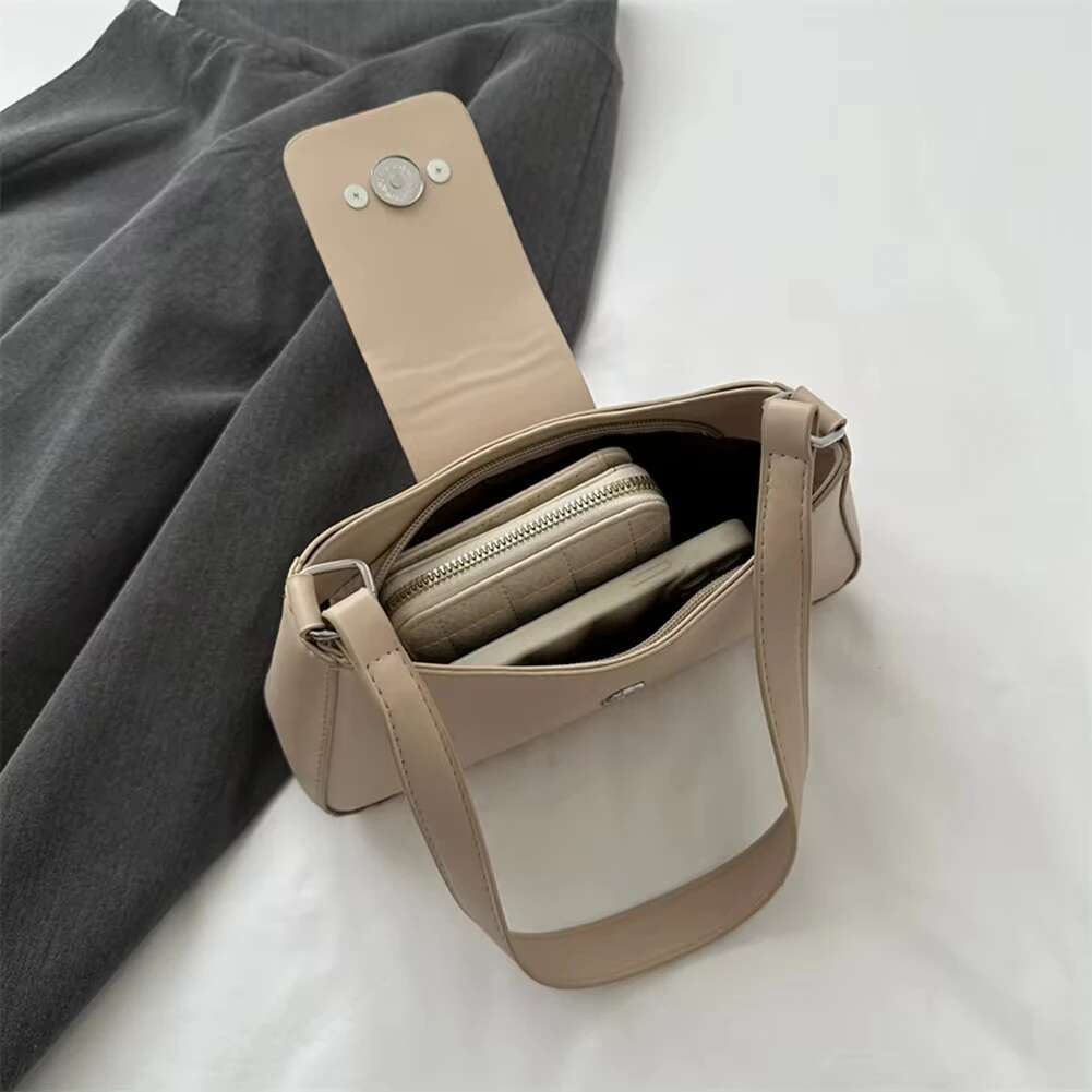 2025 New Small Wallet Women's Handbag Vintage Leather Designer Fashion Women's Shoulder Bag Daily Women's Underarm Bag4