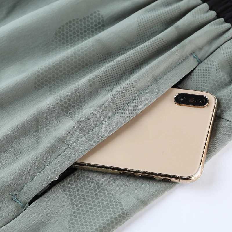 Mens fitness shorts quick drying sportswear casual beach brand short camouflage running shorts breathable gym shorts W250324