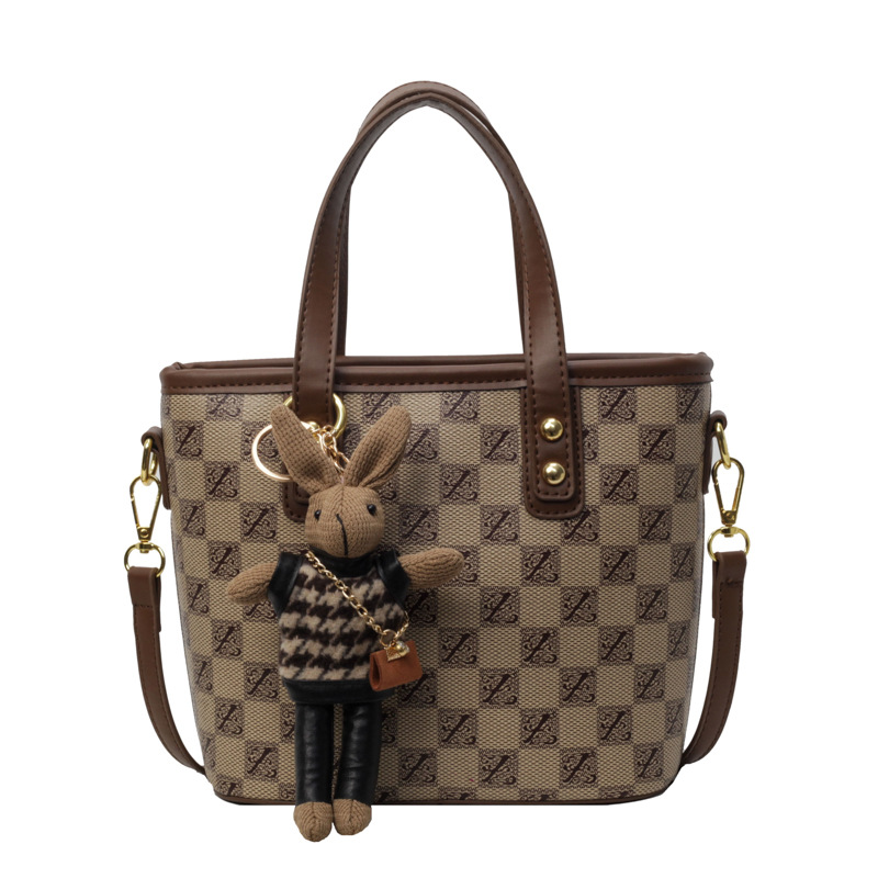 Bucket bag women's new women's advanced explosive vegetable basket single shoulder crossbody bag 2025