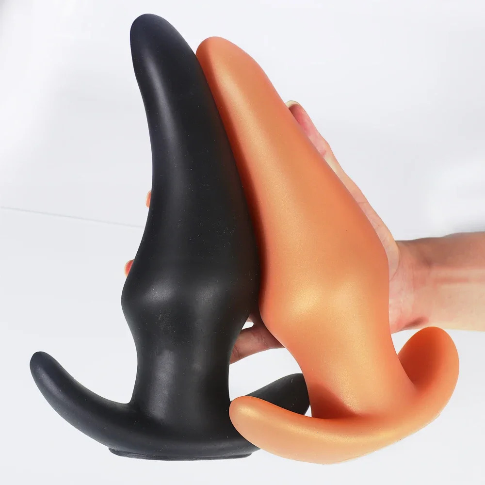 Wearable Anti Drop Soft Anal Plugs Prostate Massage Liquid Silicone Huge Butt Plug Anal Training Comfortable To Wear Butt Plug 250324
