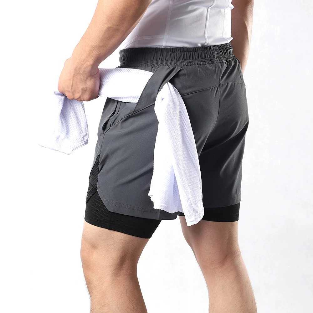 ARLUXEO Mens Running Shorts 2-inch with Multi Pocket Gym Training Sports Shorts Breathable Slow Running Shorts Quick Drying W250324