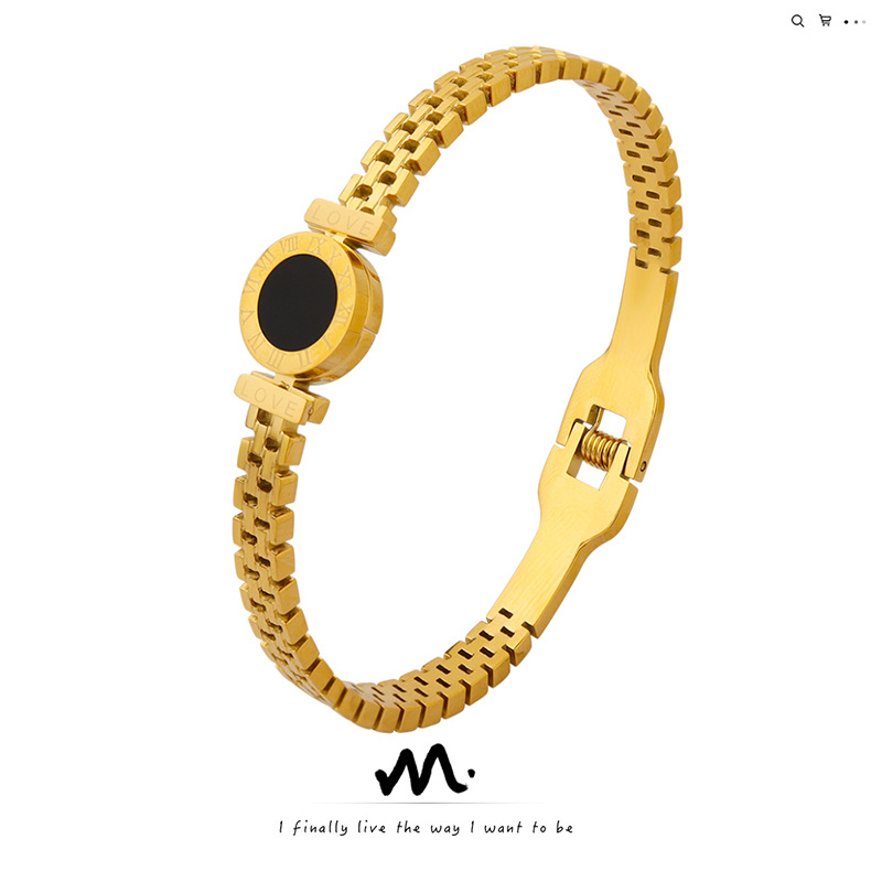 jewelry gold jewlery Gold Plated Stainless Steel Daily Outfit designer bracelet women bracelets bangle armband