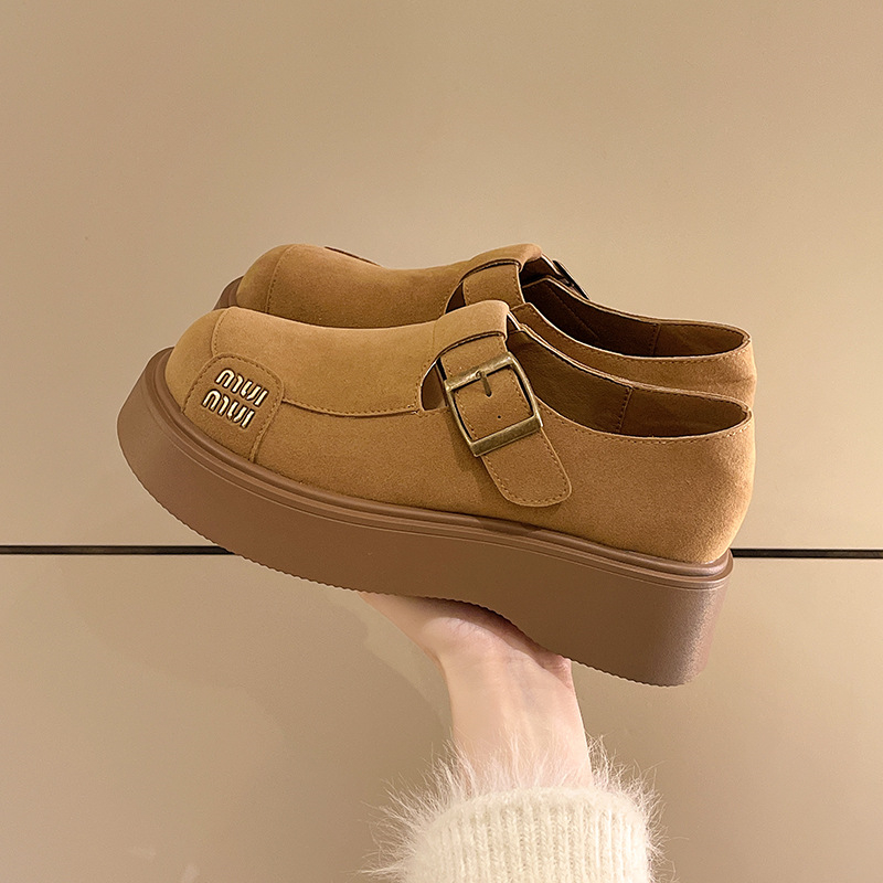 new free shipping Thick-soled women's new fashion slip-on casual women's shoes round toe outdoor Classic