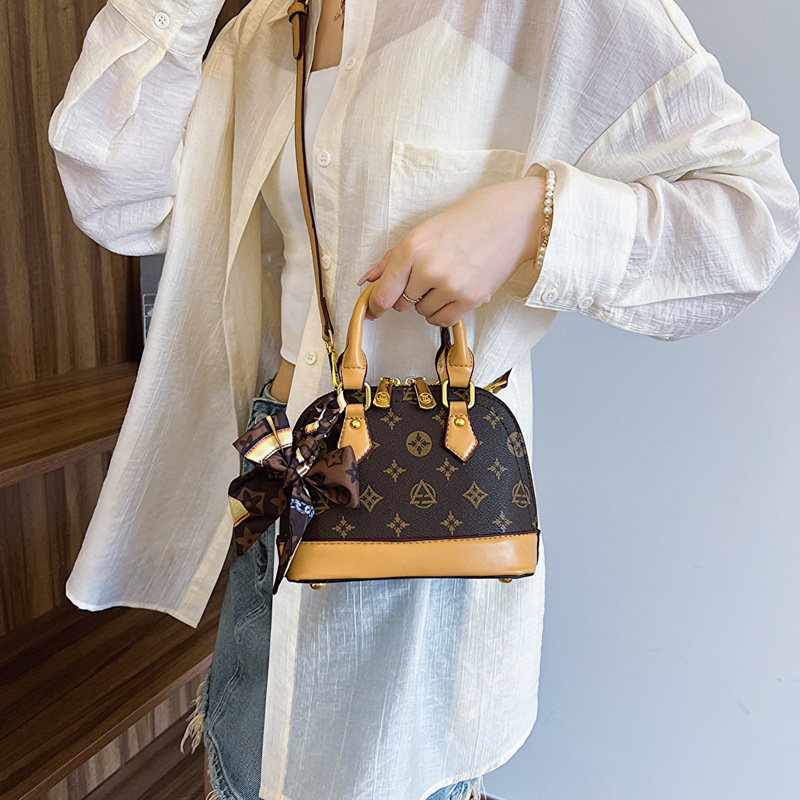 2025 new shell bag high-grade printed crossbody bag small bag Fashion popular female crossbody bag