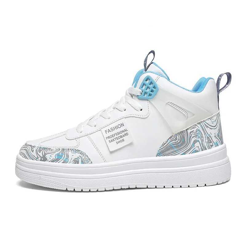 Top childrens sports shoes boys basketball shoes street sleds hip-hop dance board shoes leather fashionable childrens sports shoes W250324