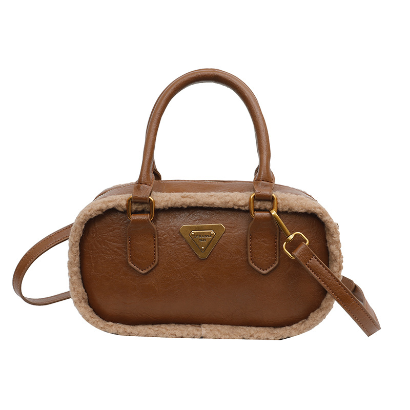 Free shipping designer bag Shoulder Bags For womans ladies flap brown handbag girl crossbody Bowling Bag
