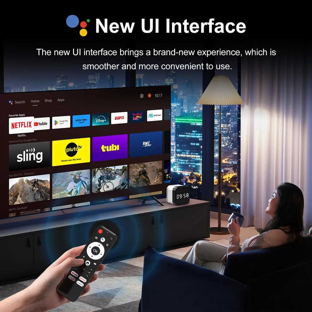 H96 MAX H728 TV Box Android 14 Allwinner H728 Eight Core Cortex A55 Supports 8K Ultra HD 1000M LAN Wifi6 BT5. X Set Top Box X250325