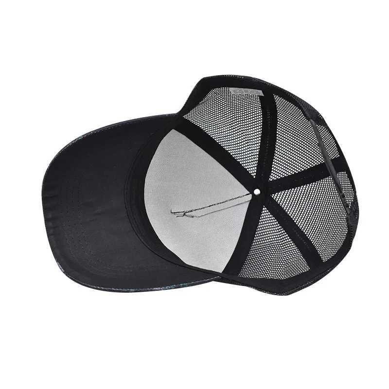 Newly designed retro mesh baseball cap suitable for womens autumn and summer snapshot hats top of the line network sun hatXJ250325