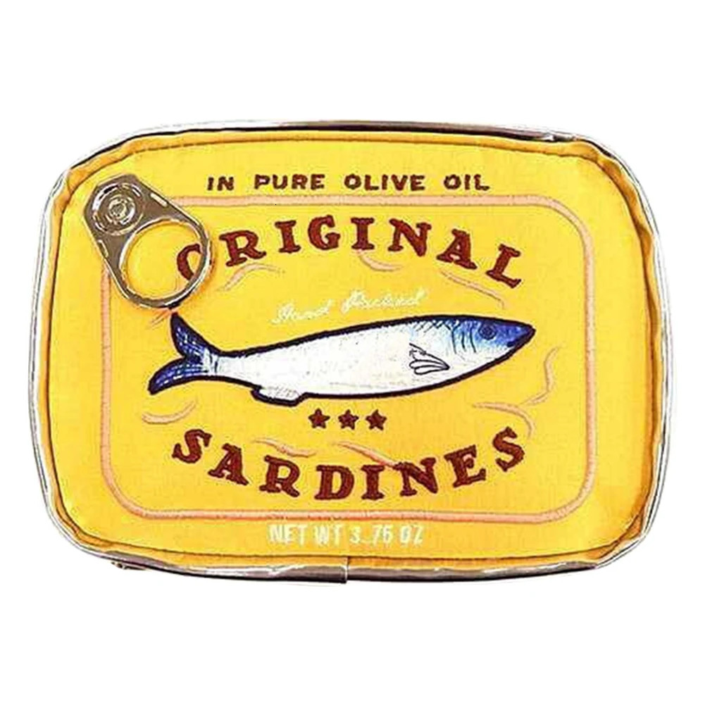 Canned sardine Style Bathroom Travel Bag Cute Toilet Bag Creative Portable Fashion Zipper Multi functional Weekend Vacation 250320