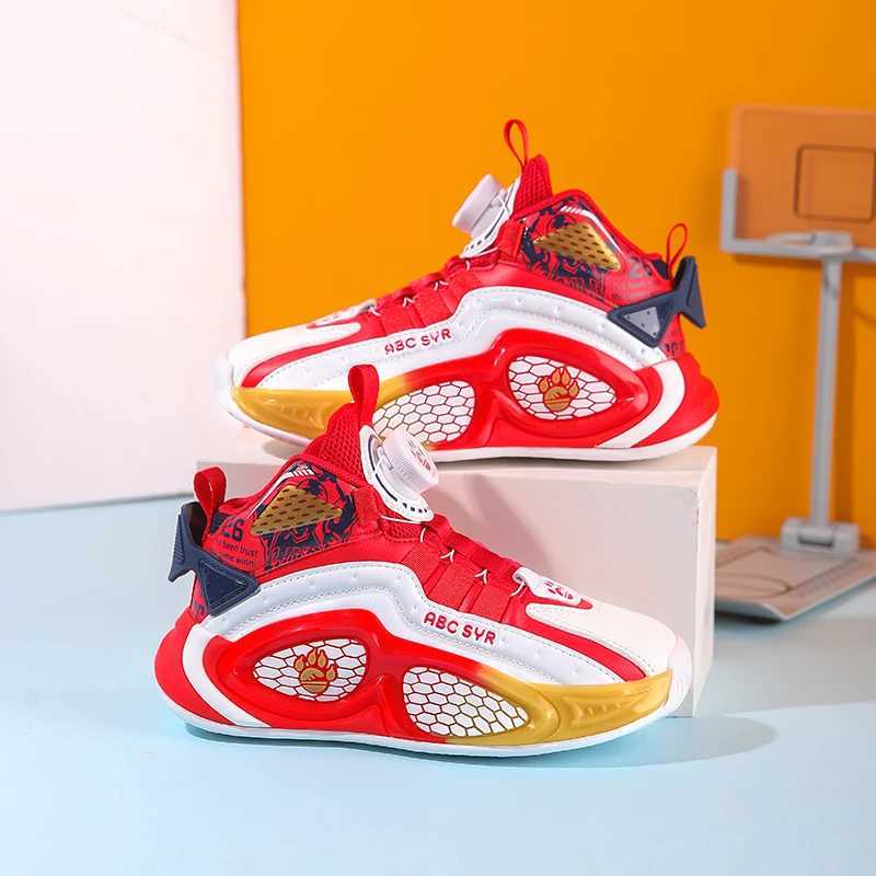 Boys top sports shoes childrens tennis shoes basketball school sports running coach newly designed childrens shoes for ages 6 to 14 W250324