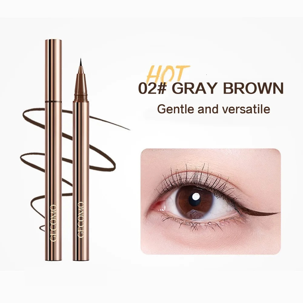 GECOMO color-condensing smooth liquid eyeliner pen smooth quick-drying anti-durable eyeliner 250324