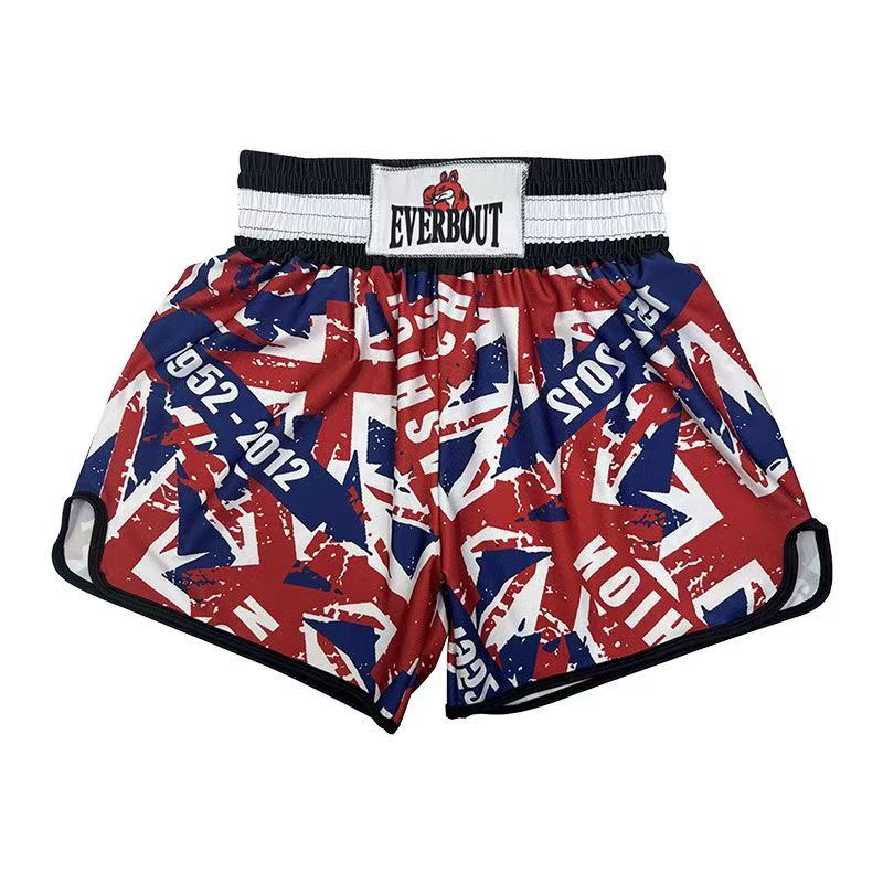 2025 New Muay Thai Shorts Boxing Shorts Fighting Professional Sanda Sports Shorts Men's and Women's Free Fighting Training Shorts