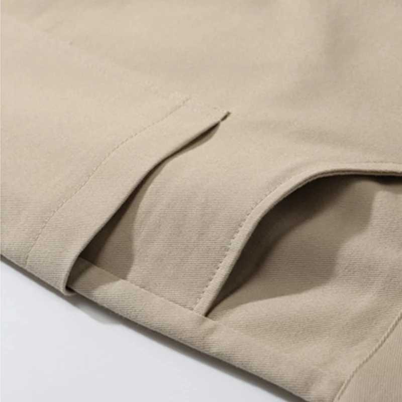 New Summer 100% Cotton Mens Shorts High Quality Casual Business Social Elastic Waist Mens Shorts 9-Color Beach Shorts W250324