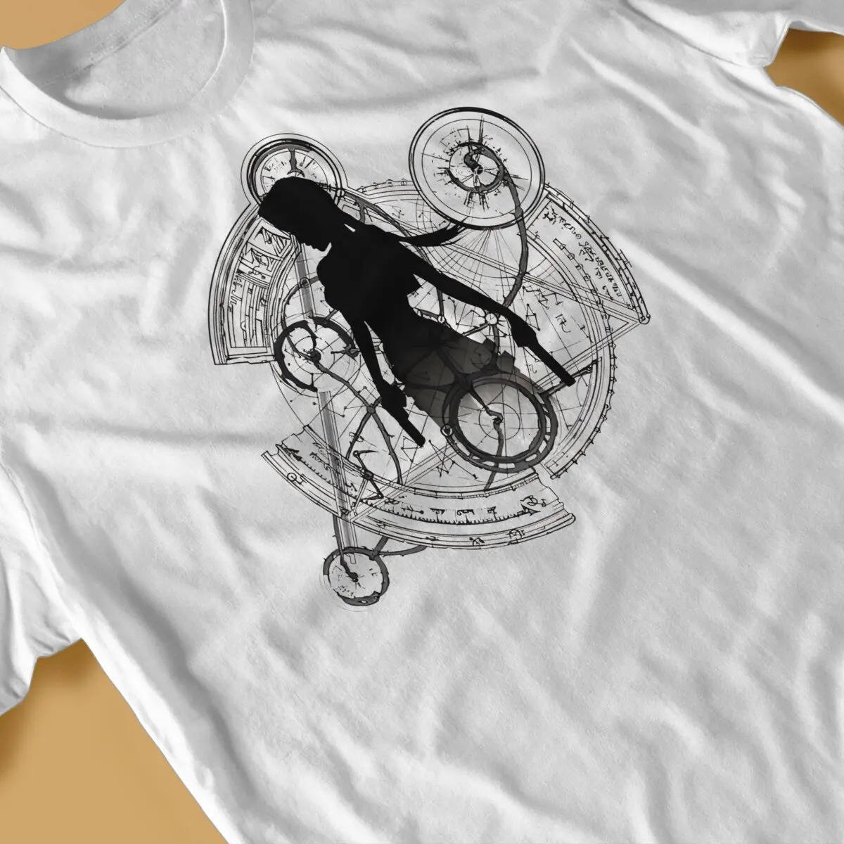 Triangle Tomb Raider Game Lara Croft T Shirt Punk Crewneck COTTON Clothing 250324