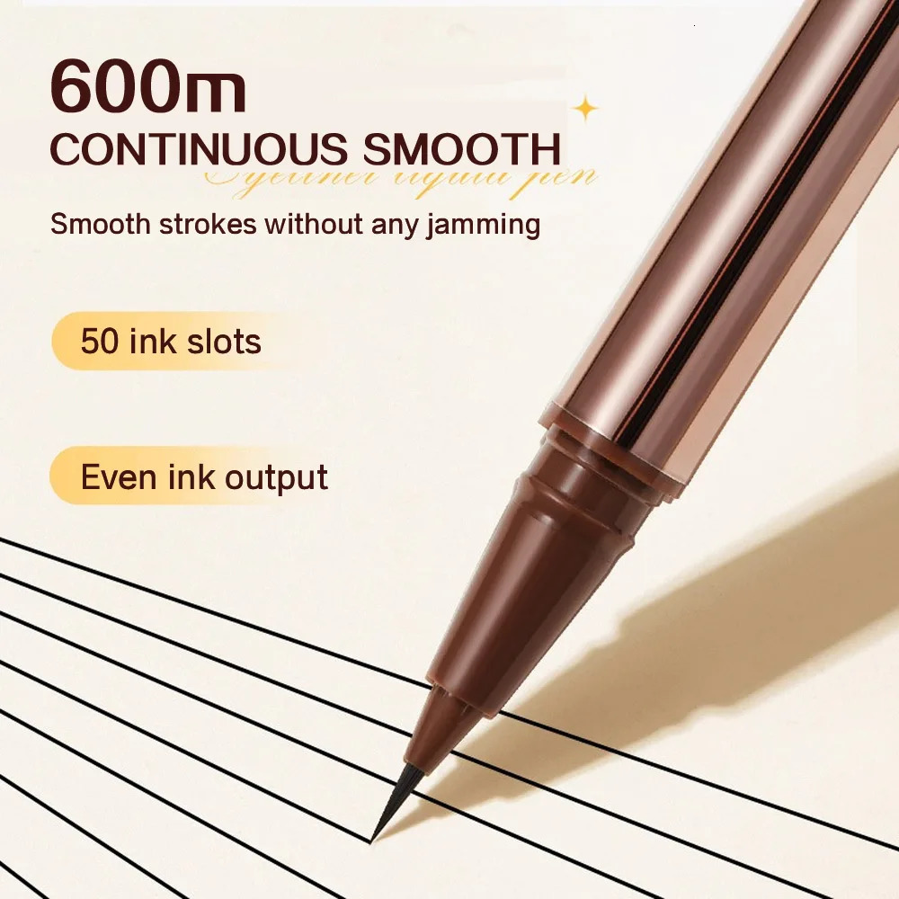 GECOMO color-condensing smooth liquid eyeliner pen smooth quick-drying anti-durable eyeliner 250324