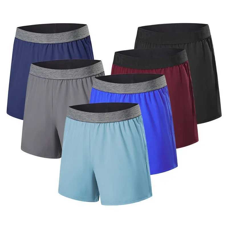 Short gym mens quick drying mens sports shorts casual trance fitness jogging marathon running shorts sportswear W250324