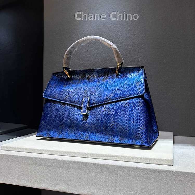 new high-quality womens leather handbag fAshion trend snake printed shoulder bag hot selling Z250324