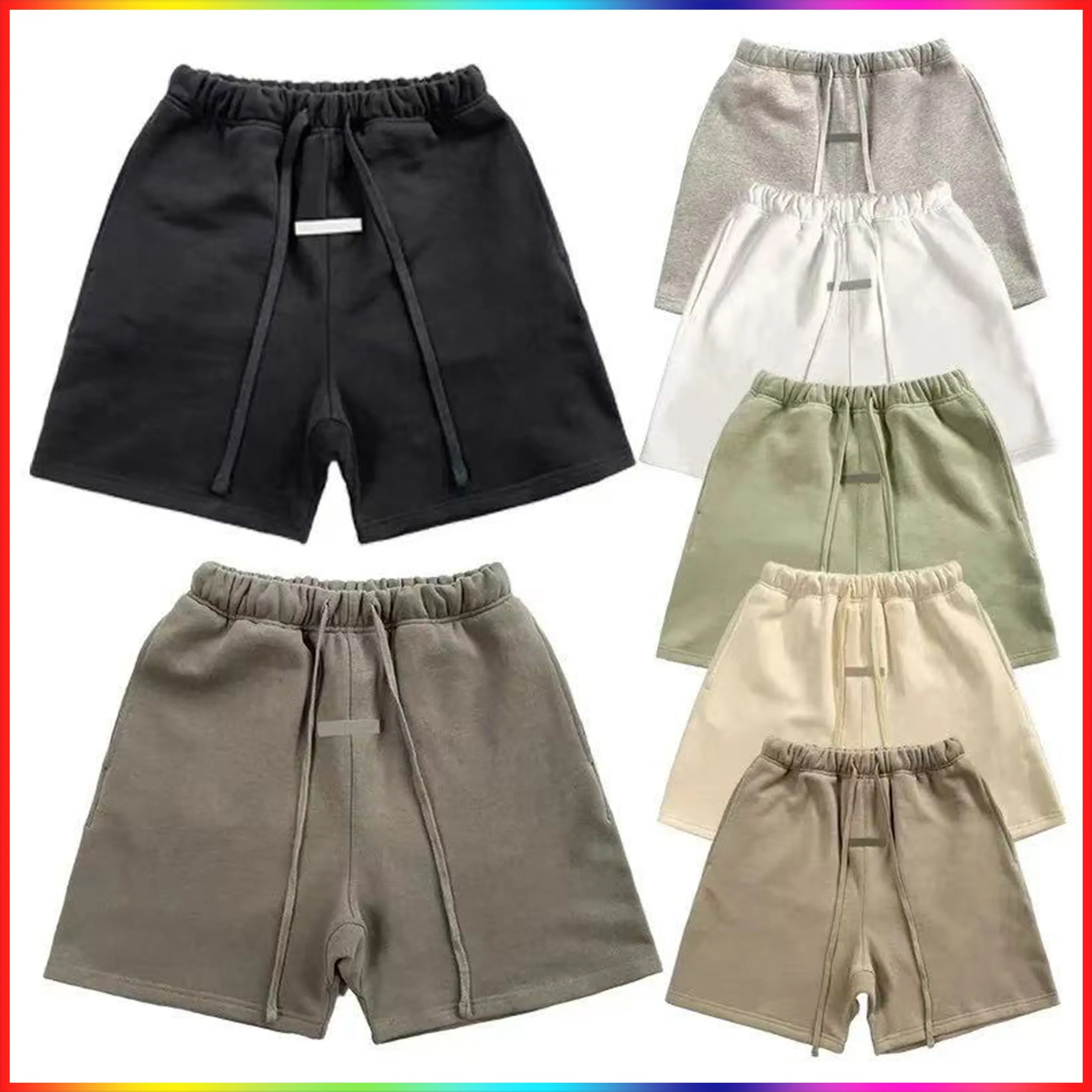 5A Designer Mens Womens Shorts Clothing T-shirt essentuals shorts Cotton 2025 Sports Fashion essentuals Short Designer Summer Beach Holidays essentials shorts