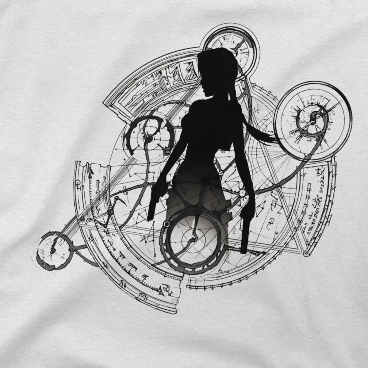 Triangle Tomb Raider Game Lara Croft T Shirt Punk Crewneck COTTON Clothing 250324