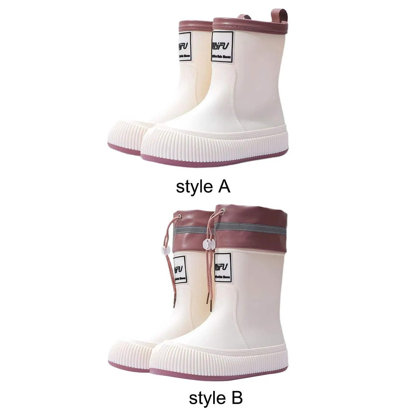 Rain boots are versatile and easy to use for 3536 Wellies shoes Anti slip rain suitable Raining Garden Adult Girls 250317