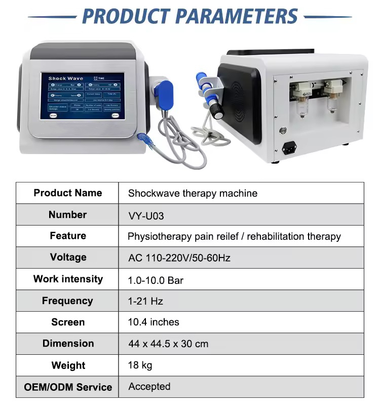 2025 ESWT Physiotherapy Shockwave Equipment Electromagnetic Medical Painrelief Therapy Shockwave