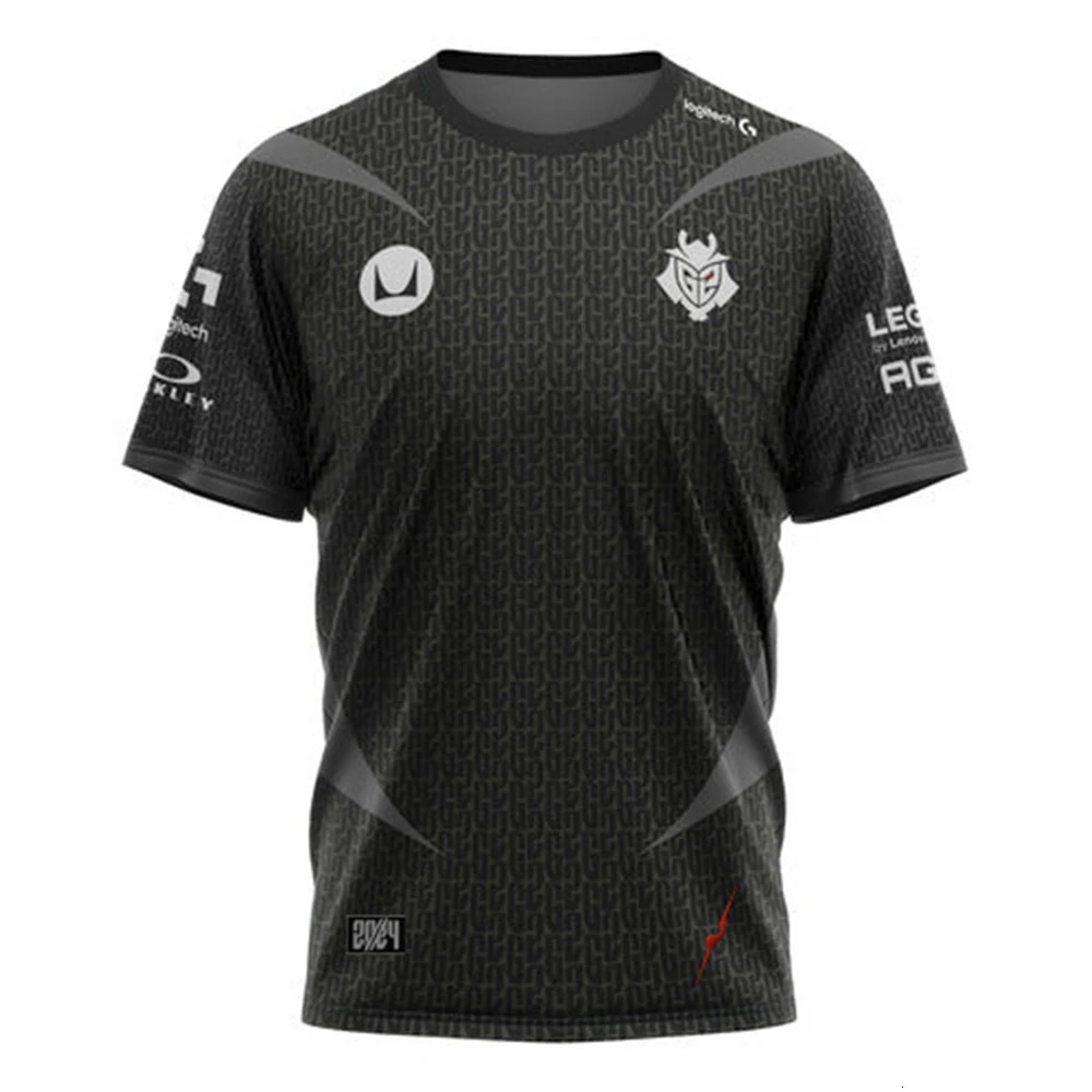 Summer Short Sleeved G2 Team Uniform Customized T-shirt CSGO Team Valol Surrounding Short Sleeved NIKO Chinese Style M0NESY 250324