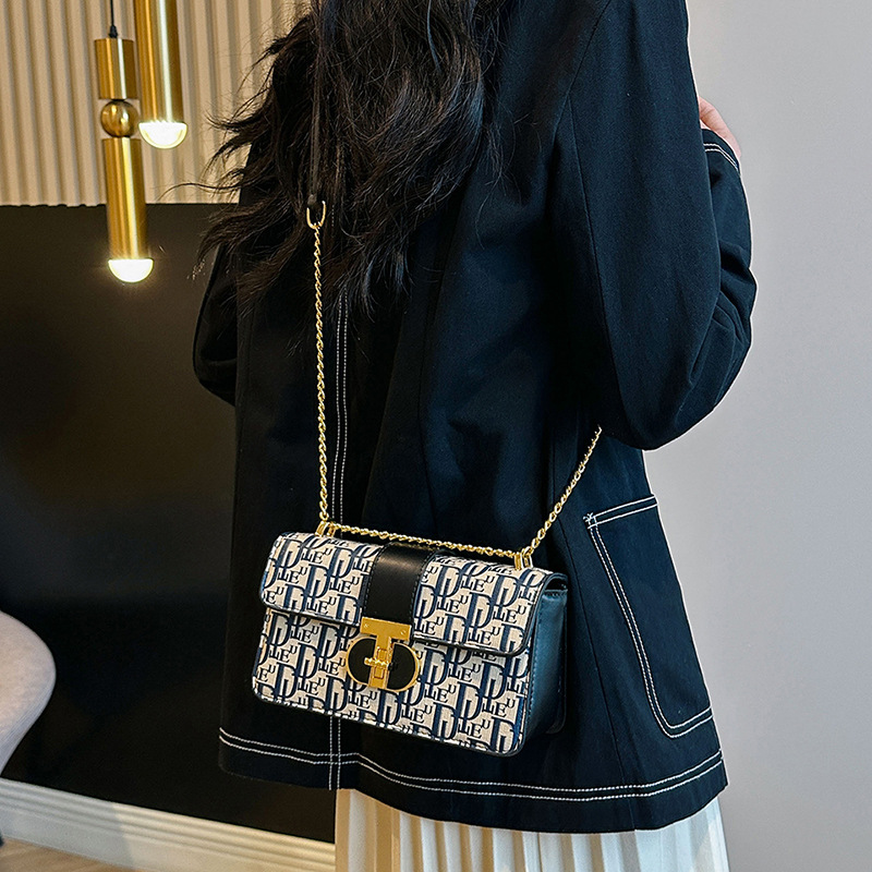 Bag women 2025s new Korean version of temperament women senior quality chain bag casual single shoulder crossbody bag