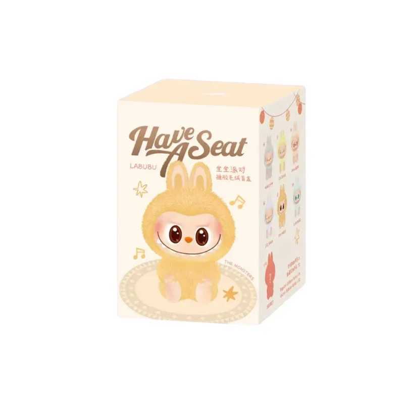 Labubu Exciting Blind Box Action Animated Number 17cm Cute Mystery Box PVC Doll and Hobby Decorative Monster Vinyl DollT250325