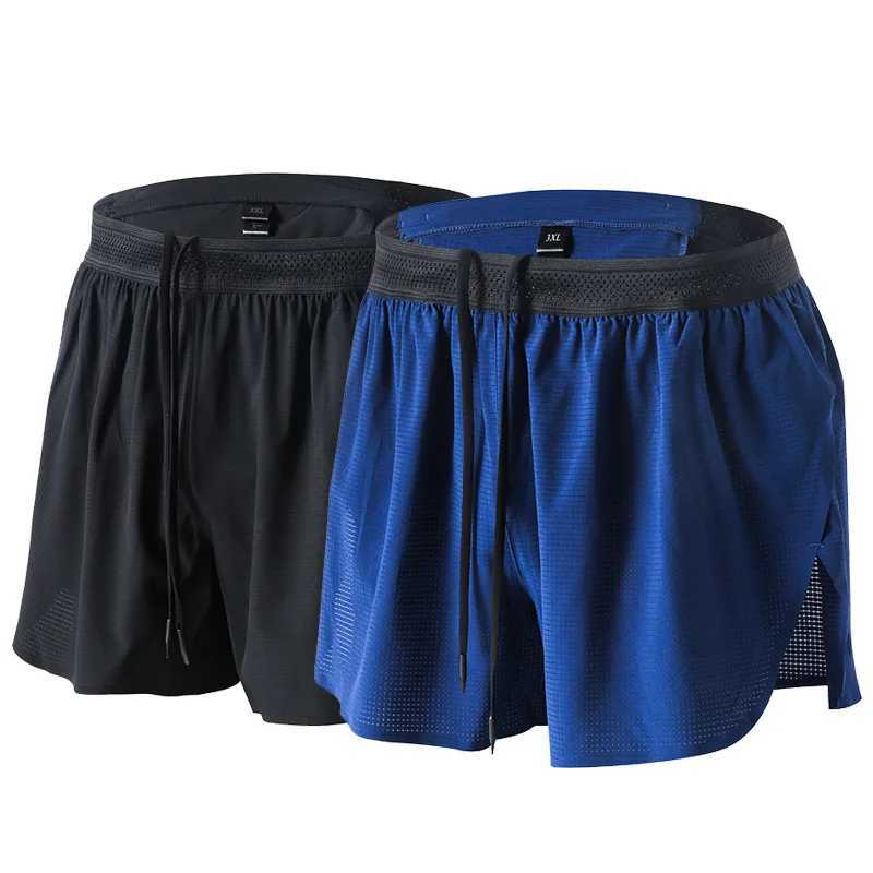 Sports shorts mens spring and summer marathon running fitness anti light fast drying breathable loose three-point W250324
