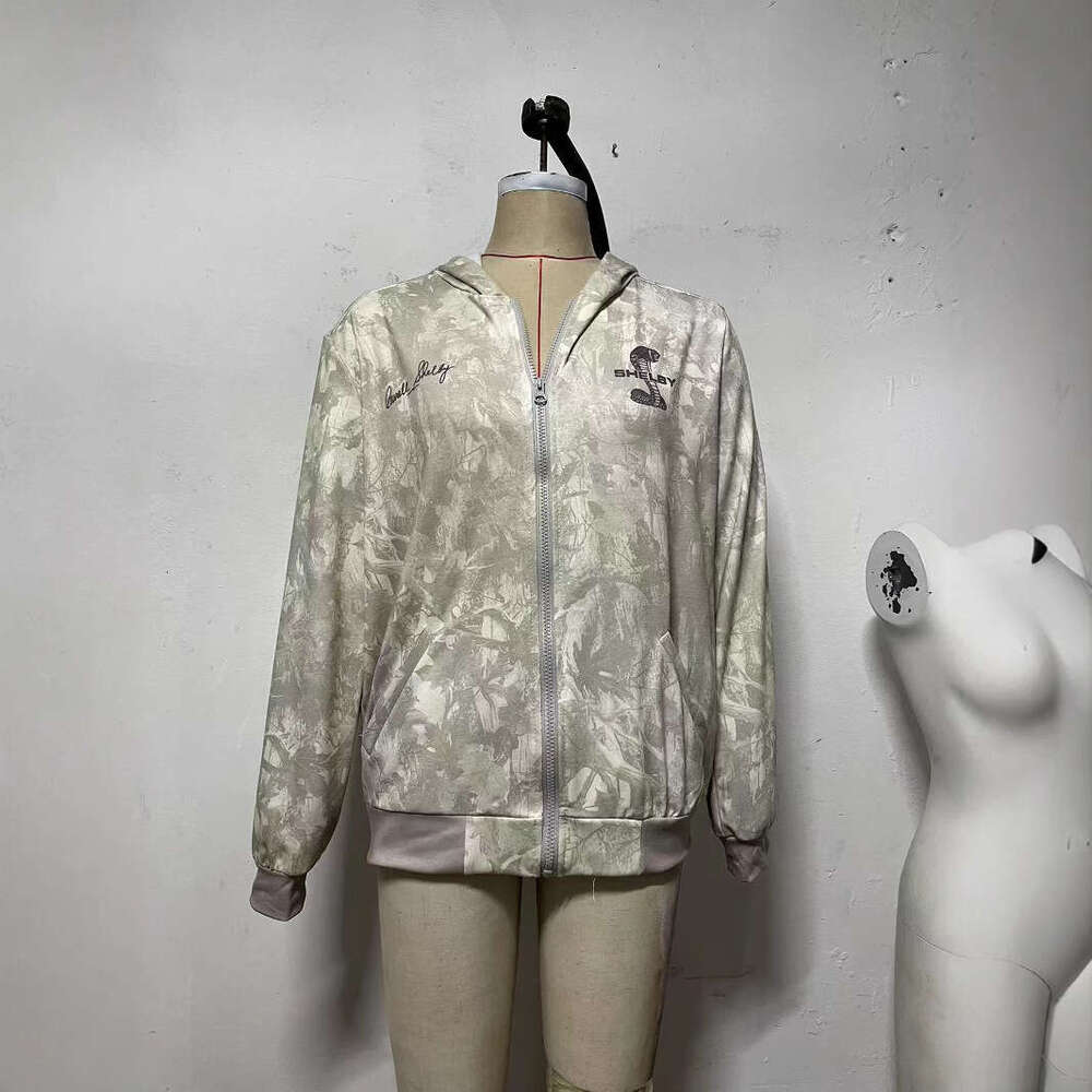 2025 leisure digital printed slim fit hooded pullover new hoodie