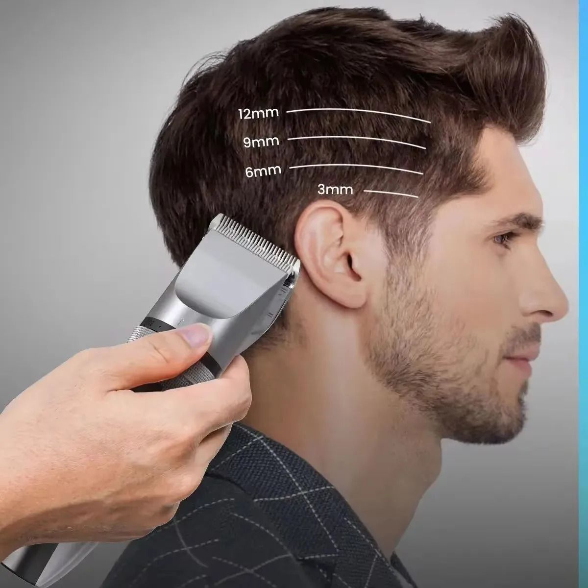 Mens Hair Clippers Professional Kit 5-gear Adjustable Hair Electric Trimmers For Men Adults Kids Cordless Hair Cutting Machine 250324